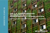 DE LA EMERGENCIA CLIMÁTICA A LA - Greenward Partners · en el ahorro energético potencial de los edificios. ... procesos, reformas y hábitos orientados a la reducción del consumo