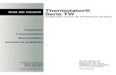 Guía del Usuario Thermolator® Serie TW · Guía del Usuario Thermolator® Serie TW Unidad para control de temperatura de agua. Instalación Funcionamiento Mantenimiento Solución