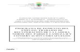 PROGRAMA DE FOMENTO DEL EMPLEO: TRABAJOS DE … · Programa de Fomento del Empleo a través de Trabajos de recuperación de la ladera norte del parque Lamuza II y conservación de