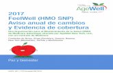 2017 FeelWell (HMO SNP) Aviso anual de cambios y Evidencia de …€¦ · y Evidencia de cobertura Una Organización para el Mantenimiento de la Salud (HMO) de Medicare Advantage
