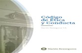 Código de Ética y Conducta - nacionreaseguros.com.ar€¦ · ^Código de Ética y Conducta, como así también lo previsto en el cuerpo de la normativa interna de N.Re se considerará