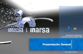 Presentación General - Intecsa-Inarsa · PRESENTACIÓN GENERAL // INTECSA-INARSA Diapositiva 4 Presencia de Intecsa-Inarsa en el mundo SEDE CENTRAL: MADRID C/ Julián Camarillo 53,