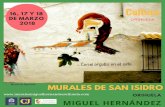 Copia de murales san isidro 2018 · 2018. 3. 14. · 12.30 h "murales del alma" recorrido teatralizado por los murales del barrio. salida desde el guernica 13.00 h concierto de "bervera"