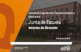 Escuela de Ingeniería de Telecomunicación y Electrónica Junta de … · 2019. 6. 17. · Se elimina el desdoble de un conjunto de asignaturas correspondientes a los departamentos