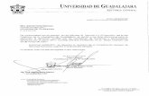 UNIVERSIDAD DE GUADALAJARA...Universidad de Guadalajara Pre se n le. De conformidad con lo previsto en los artículos 35 fracción II y 42 fracción I de la Ley Orgánica de la Universidad