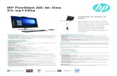 HP Pavilion All-in-One 24-xa110laimg.cartimex.com/v2/pdf/24-xa110la.pdf · • Pantalla de marco delgado: El marco delgado optimiza tu visión al ofrecer una pantalla más grande