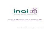 Informe de la Evaluación Anual de Desempeño 2016inicio.inai.org.mx/AcuerdosDelPleno/ACT-PUB-14-06-2017.10.pdf · sistema de evaluación del desempeño para identificar la eficiencia,