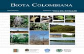 Biota ColomBiana - Ramsar · y la distribución de su flora y fauna, así como de los procesos ecológicos que gobiernan el funcionamiento del bosque seco tropical. Todos estos asuntos