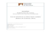 MEMÒRIA Projecte de fi de carrera - UAB Barcelona · 2.1 Seleió de l’espai 10 Informació ... 4.1.1 Criteris ecològics 72 4.1.2 Criteris socioeconòmics 74 4.1.3 Valor potencial
