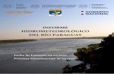 INFORME HIDROMETEOROLÓGICO DEL RÍO PARAGUAY€¦ · involucradas en este documento que estarán en monitoreo constante de las condiciones hidrometeorológicas del territorio paraguayo.