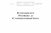 Ensayos Notas y Comentarios · Revista Cruz de Sur, 2014, año IV, núm. 6 Págs. 287-333, ISSN: 2250-4478