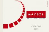 CATÁLOGO 2011 - Maysil · CATÁLOGO 2011 M. M A Y S I L es un ... joyas, ^JOYAS DE AUTOR. 2000 •-3º Premio en el V Concurso de Diseño de joyería JOYAS DE AUTOR, ... Aro de plata