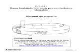 DC-A11 Base Inalámbrica para presentadores visuales Manual ... 201… · Español - 0 DC-A11 Base Inalámbrica para presentadores visuales [Importante] Manual de usuario Para descargarse