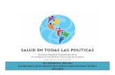 Morales OPS OMS - Capacita Saludcapacitasalud.com/biblioteca/wp-content/uploads/2016/03/PDF-conf… · trabajo intersectorial Voluntad política al más alto nivel Buen Vivir (Ecuador)