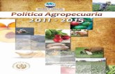 Informe ARCHIVO 01 · rescate su función de rectoría de las políticas públicas del Sector Agropecuario, coordine la Política Agraria y sea parte integrante e importante de la