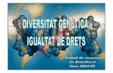 Si la misèria dels nostres - XTECpgarcia7/diversitat genetica igualtat de drets.pdf · mediterrània es va mantenir més aïllada de la resta de la Península. Ø El fenotip Rh negatiu