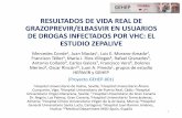 Presentación de PowerPoint - GEHEP2018 · 2018. 11. 9. · RESULTADOS DE VIDA REAL DE GRAZOPREVIR/ELBASVIR EN USUARIOS DE DROGAS INFECTADOS POR VHC: EL ESTUDIO ZEPALIVE Mercedes