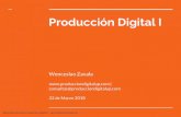 Producción Digital Iproducciondigitalup.com/clases/Clase_01-2018.pdf · Realizar un proyecto web de un sitio a elección (no existente) En el informe del proyecto el ... Boceto o