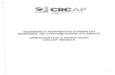 crcap.org.brcrcap.org.br/documentos_2018_crcap/Regimento Interno CRC-AP.pdf · autônomo no que se refere a admmistraçào de seus serviços, gestäo de recursos, regime de trabalho