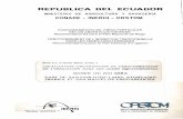 REPUBLICA DEL IECUADOR - COnnecting REpositories · CONADE - INERHI - OR5TOM FUNCIONAMIENTO DEL RIEGO PARTICULAR EN LOS ANDES ECUATORIANOS Recomendaciones para el Plan Nacional de
