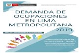 ENCUESTA DE DEMANDA OCUPACIONAL · Según los resultados de la Encuesta de Demanda Ocupacional, de las 11 188 empresas encuestadas en Lima Metropolitana, 3 054 (27,3%) contratarían