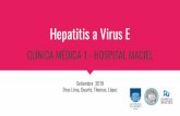 Hepatitis a Virus E - clinicamedica1.com.uyclinicamedica1.com.uy/wp-content/uploads/2019/11/Hepatitis-a-Viru… · AEA: 2 semanas previas 2 consultas en emergencia por cefalea en