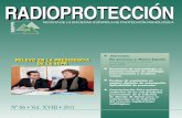 Nº 66 • Vol. XVIII • 2011 - SEPR · Tanto nuestra revista como nuestra página web se han convertido en un referente en el ámbito de la protección radiológica en habla hispana