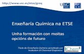 Enxeñaría Química na ETSE _GraoEQ_20181025.pdf · entre as mellores de España Única en Galicia Nota de corte: (9,268 en Sep 2018) 24/144 Graos en Galicia 3/29 Graos en Enx e