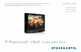 Manual del usuario - Philips · 2012. 4. 20. · Contenido de la caja 7 Software para PC cargado en el reproductor 7 ... Transferencia de vídeos al reproductor 14 ... volátil del
