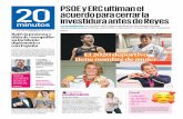 PSOE y ERC ultiman el acuerdo para cerrar la investidura ... · 40 en 2014; 30 en 2015; 33 en 2016, 39 en 2017 y 36 en 2018. Lejos de las cifras de finales de la década de los 90