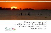 Propuestas de políticas ambientales que vieneargentinambiental.com/.../AA65-06-CEMA_Propuestas_Politicas_Amb… · Propuestas: Fortalecer el rol de las Autoridades de Aplicación,