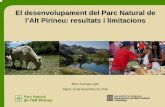 El desenvolupament del Parc Natural de l’Alt Pirineu: resultats i …blogs.iec.cat/ichn/wp-content/uploads/sites/33/2013/10/... · 2013. 10. 30. · El territori del Parc Natural