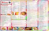 Desayuno Molcas.pdf · 2018. 11. 27. · MENU PARA NIÑOS Platillo incluye: Papas Fritas y Bebida de 8oz 4 Nuggets de Pollo Mini Sincronizada (1 Carne) 2 Tacos (1 Carne) 2 Quesadillas