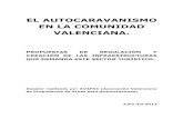 EL AUTOCARAVANISMO EN LA COMUNIDAD VALENCIANA.onroadmagazine.com/wp-content/uploads/2017/03... · comercialización de áreas para autocaravanas, de forma eficaz, participativa y
