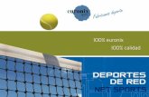 Catálogo Deportes de Red Euronix - Microsoftprokcssmedia.blob.core.windows.net/sys-master... · Postes de Tenis aluminio en tubo redondo de 90 mm., tensado interior Aluminium Tennis