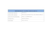 MEMÒRIA CURS 2013-2014 - XTEC...1. Introducció Es presenta la memòria 2013-2014 en base al que estableix l’article 10.2 del Decret 102/2010 de 3 d’agost, d’autonomia de centres