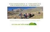 ASCENSIONES A TRESMILES EN PANTICOSA, PIRINEOS · Ascensiones a tresmiles en Panticosa, Pirineos. Garmo Negro y Gran Facha (3 días)-2017 Página 4 de 8 CICMA: 2608 +34 629 379 894