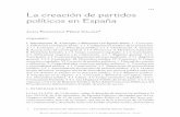 La creación de partidos políticos en España · 115 Revista digital de deRecho administRativo, n.º 6, segundo semestRe/2011, pp. 111-161 La creación de partidos políticos en