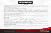 ACUERDO - AstroPay Card · tarjeta AstroPay card, en las diferentes plataformas virtuales disponibles. ACERCA DE LAS ESTIPULACIONES PREEXISTENTES: 1. Registro: 1.1 Para comprar una