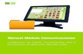 Manual Módulo Comunicaciones - Glop · Manual Comunicaciones Para poder utilizar el módulo Comunicaciones debemos tener una licencia activa para cada Terminal con modulo Comunicaciones,
