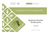 Quinta Sesión Ordinaria2019 -2024 y el Programa Especial Concurrente para el Desarrollo Rural Sustentable 2019 -2024 (PEC), resaltan los siguientes : 4 Informe al Pleno a).- El proceso