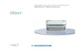 Catálogo 2007 - Portal de Arquitectura, Ingeniería y ... · Capacidad de memoria lógica 200 Kbytes Programa de lenguaje de contactos 984 Capacidad de memoria lógica 18 Kpals Memoria