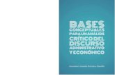 Bases conceptuales para un análisis crítico del discurso ... · Bases conceptuales para un análisis crítico del discurso administrativo y económico / Eduardo Andrés Botero Cedeño.