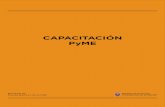 CAPACITACIÓN PyME - Argentina.gob.ar · • Instructivo para uso del Bono de Crédito Fiscal Descargar. Paso a paso para presentar tu proyecto: Hacé clic en “Crear nuevo usuario”
