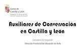 Auxiliares de Conversación en Castilla y León · El Auxiliar de Conversación @ IMPORTANTE IMPORTANTE ENVIAR POR EMAIL: auxiliares.conversación@jcyl.es 1-NIE (COPIA DIGITALIZADA).