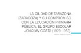 La ciudad de Tarazona (Zaragoza) y su compromiso con la ...10. A.M.T., Caja B.21.07, expediente núms. 1-3: «Escuela de Tórtoles». 11. Tras la clausura del teatro de la Almehora