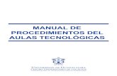 MANUAL DE PROCEDIMIENTOS DEL AULAS ... - cta.cualtos.udg.mx · Descripción de procesos • Préstamo de computadoras de escritorio • Préstamo de laptops, ... (CTA) Unidad de Multimedia