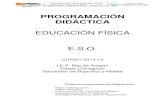 PROGRAMACIÓN DIDÁCTICA...Departamento de Educación Física Página 3 de 99 I.E.S. Mar de Aragón C/J.M. Albareda s/n 50700 Caspe Tel. 976 630208 Fax 976 630843 Programación didáctica