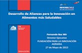 Desarrollo de Alianzas para la Innovación en Alimentos más … · Un Siglo de Nutrición en Chile Comienzos Siglo XX •Elevada mortalidad infantil (400/1000 nacidos) •Predominio