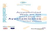 Accesibilidad Web en los portales de Ayuntamientos ... · de considerar el Nivel AA (doble A), de las citadas Pautas de Accesibilidad al Contenido en la Web 1.0 de W3C/WAI, como el